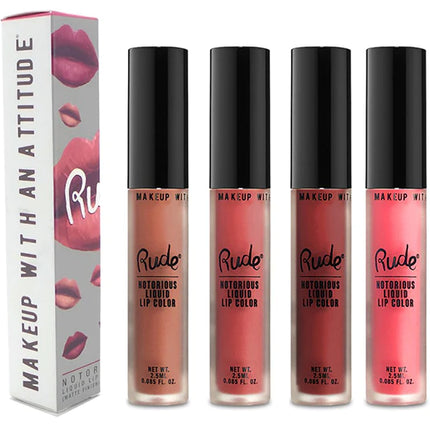 Notorious Liquid Lip 9 Tonos Rude Cosmetics