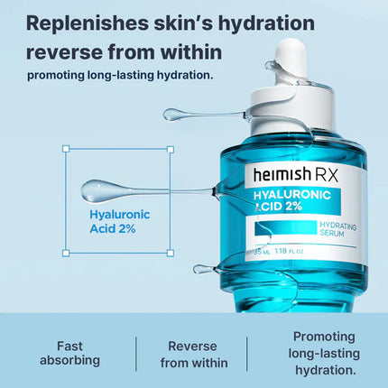 heimish RX Hyaluronic Acid 2% Hydrating Serum 35ml