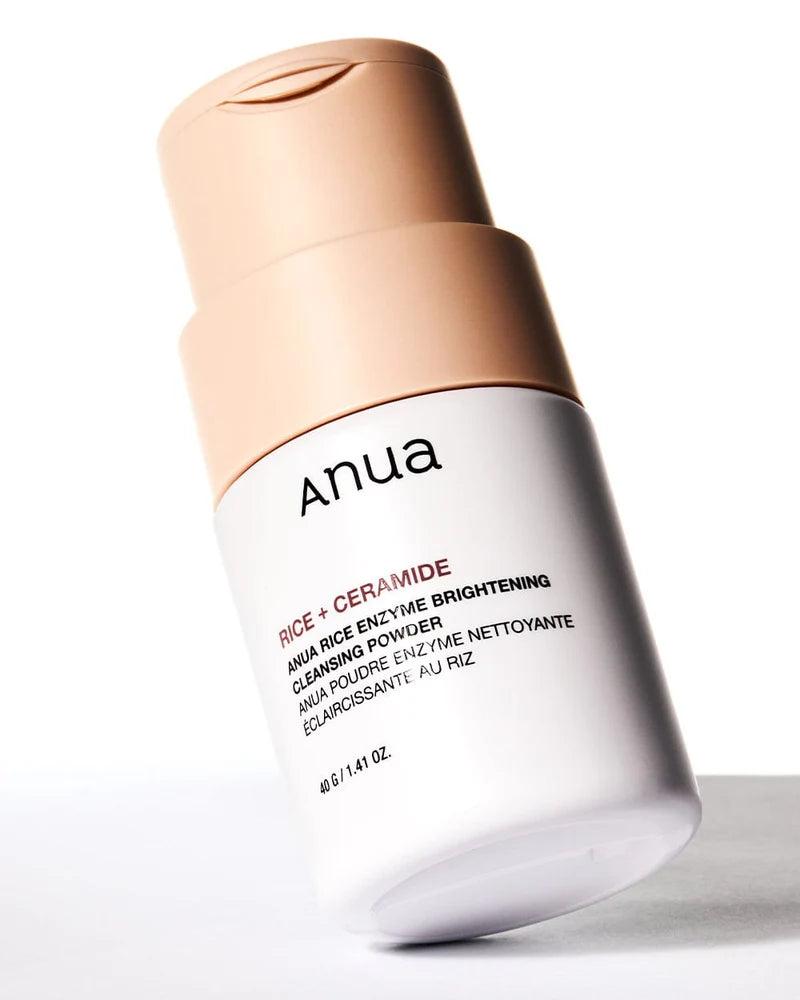 Anua Rice Enzyme Brightening Cleansing Powder Limpiador facial en polvo 40g