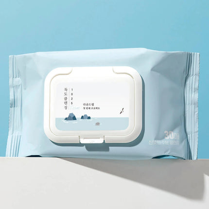 Round Lab 1025 Dokdo Cleansing Tissue 30pcs (toallitas desmaquillantes)