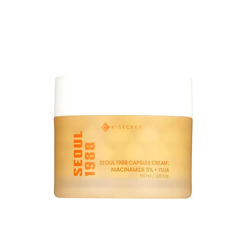 K-Secret SEOUL 1988 Capsule Cream : Niacinamide 5% + Yuja 50ml