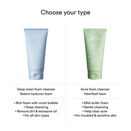 Abib Deep Clean Foam Cleanser Sedum Hyaluron Foam 150ml
