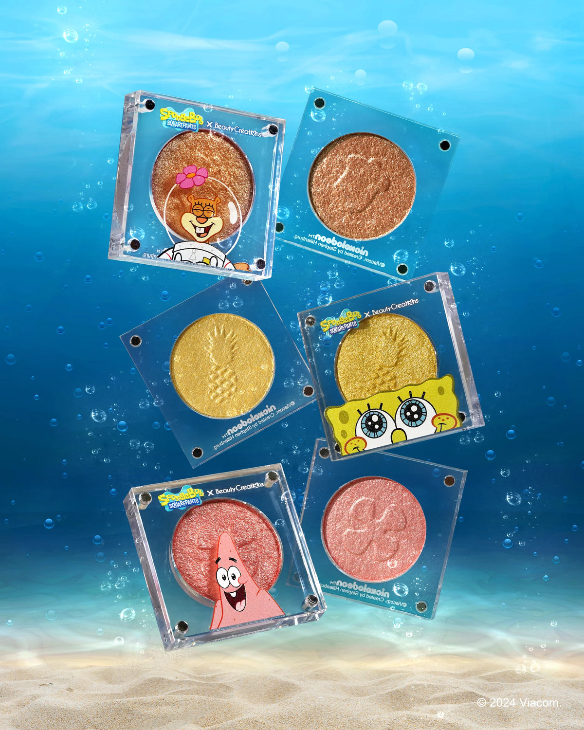 Beauty Creations - Sombras Individuales Fun de Bob Esponja