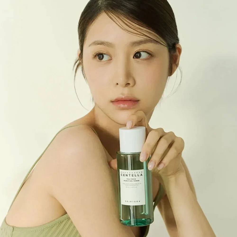 SKIN1004 Centella Tea-Trica Purifying Toner 210 ML Tonico Exfoliante para Piel Grasa Antiacné