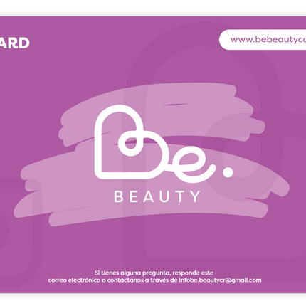 Gift Card Be Beauty Costa Rica