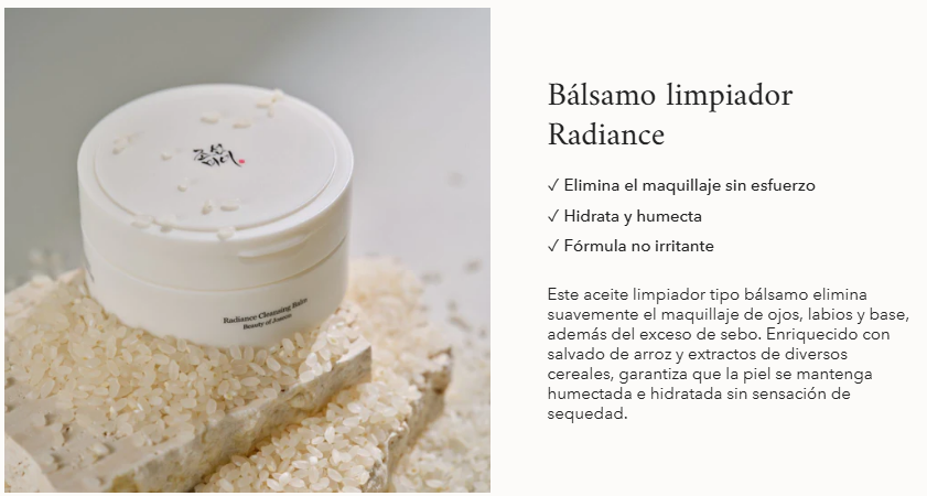 Beauty of Joseon Bálsamo limpiador Radiance