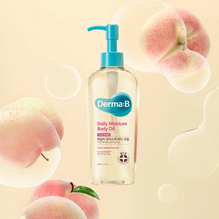Derma:B Daily Moisture Body Oil Fresh Peach 200ml