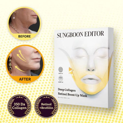 Sungboon Editor Deep Collagen Retinol Boost Up Mask Set 4u