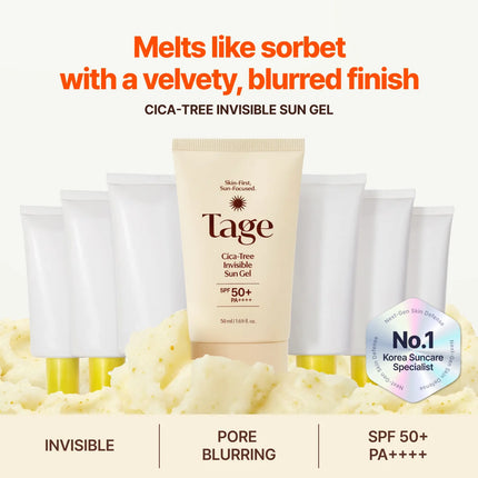 Tage - Cica-Tree Invisible Sun Gel 50ml