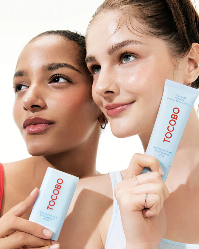 TOCOBO Cotton Airy Sun Stick SPF 50 - Protector solar mate coreano de amplio espectro para cara
