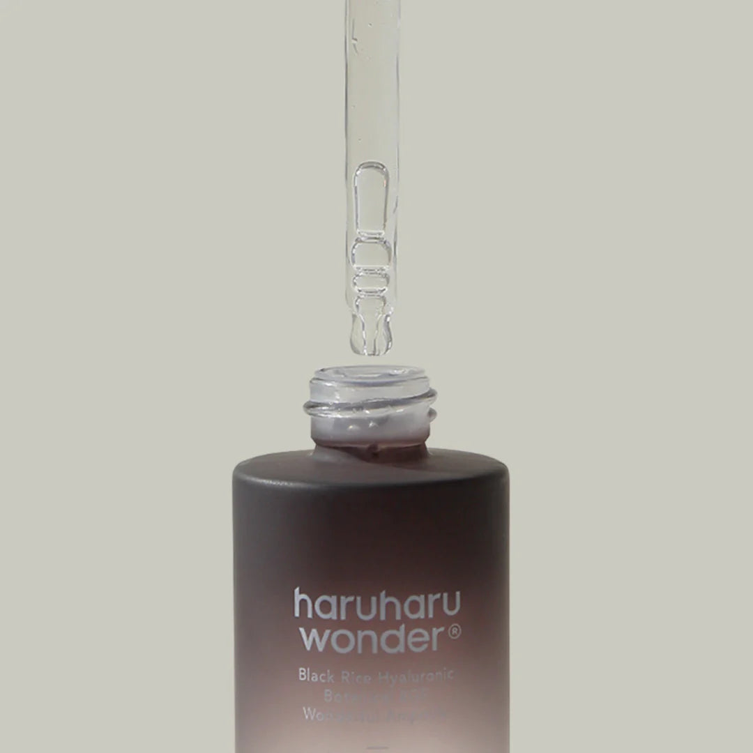 Haruharu Wonder Black Rice Botanical 2GF Facial Serum, Anti-Aging Serum 30ml