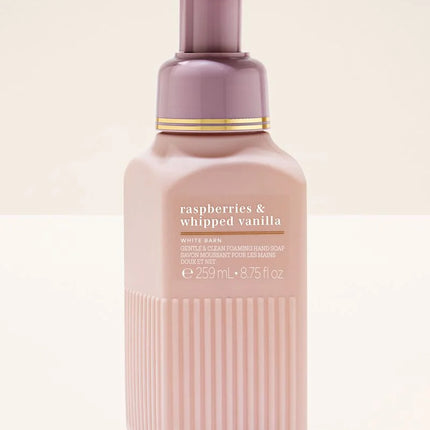 Bath & Body Works Raspberries & Whipped Vanilla – Jabón Espumoso para Manos 259 ml