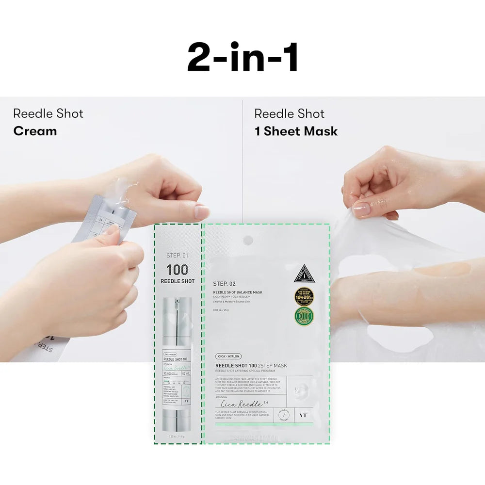 VT Cosmetics Mascarilla Reedle Shot 700 2-Step 1u