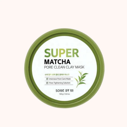 SOMEBYMI Super Matcha Pore Clean Clay Mask-Mascarilla facial para poros 100ml