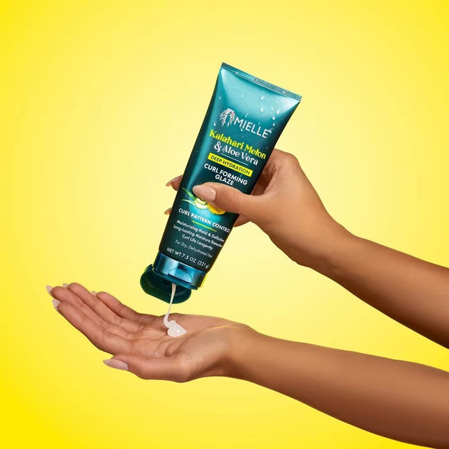 Mielle Glaseado hidratante profundo para dar forma a los rizos con melón de Kalahari y aloe vera