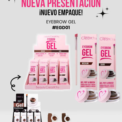 Beauty Creations  Gel de Ceja duradera a prueba de agua