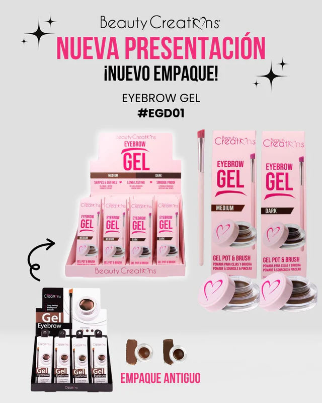 Beauty Creations  Gel de Ceja duradera a prueba de agua