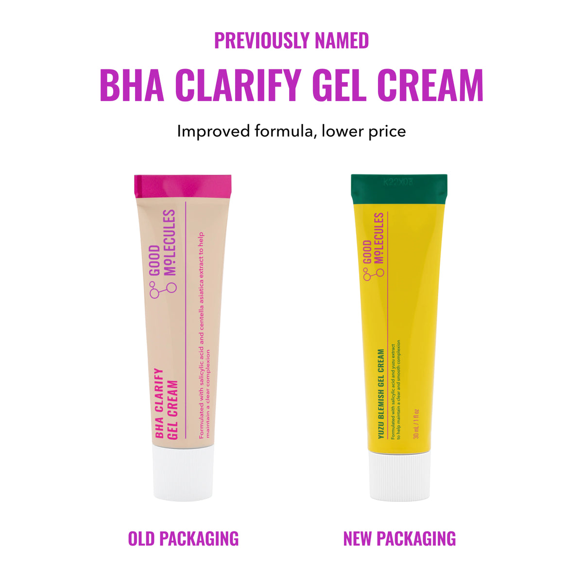 Good Molecules Yuzu Blemish Gel Cream-Crema en gel para imperfecciones