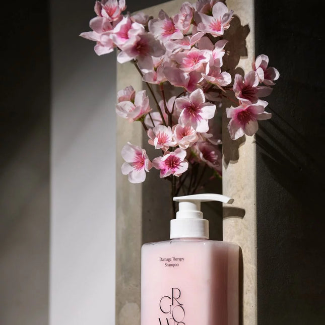 GROWUS Damage Therapy Shampoo 500ml – Ácido salicílico, niacinamida, dexpantenol, proteína, anticaida