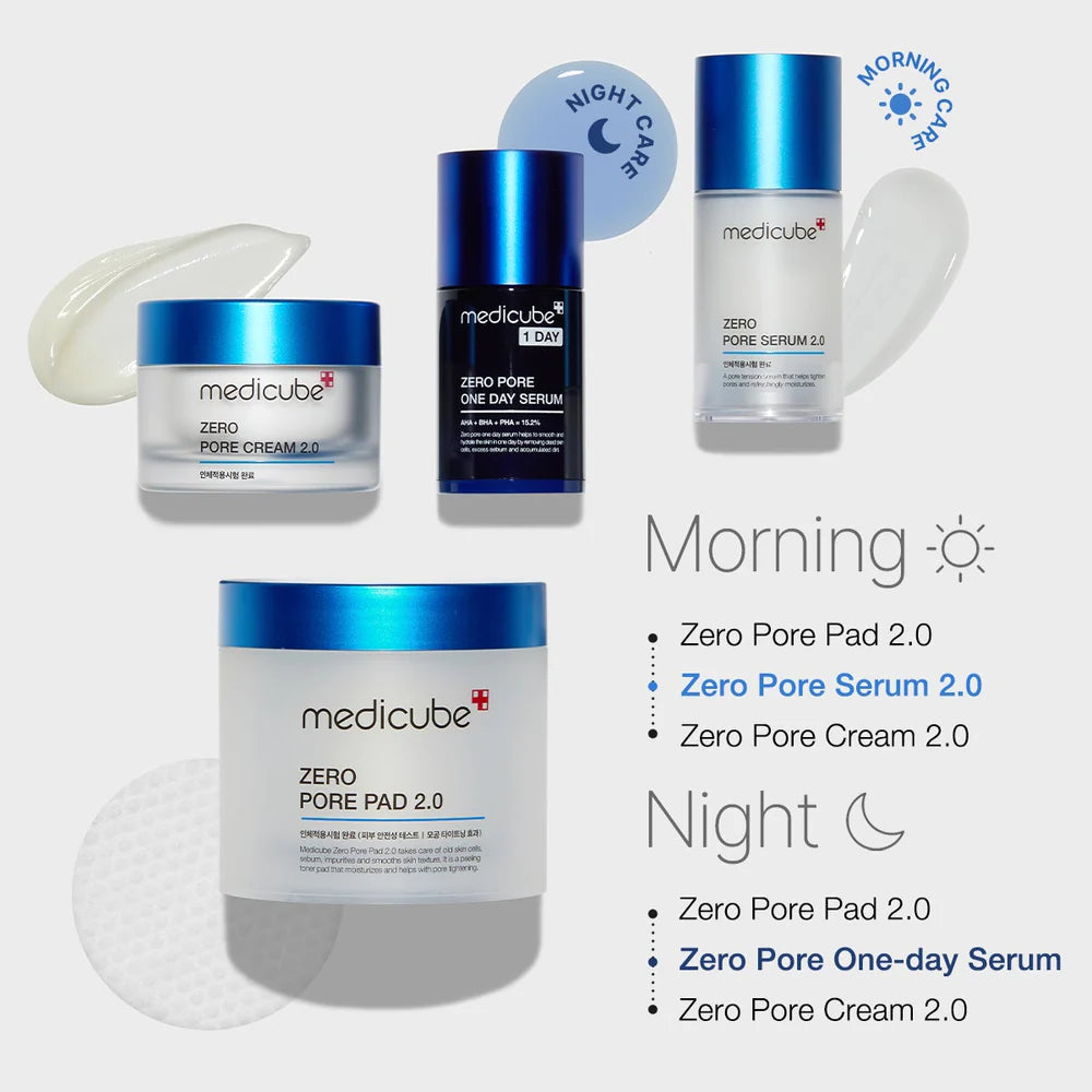 Medicube Zero Pore One Day peptide serum Suero exfoliante y reafirmante de poros