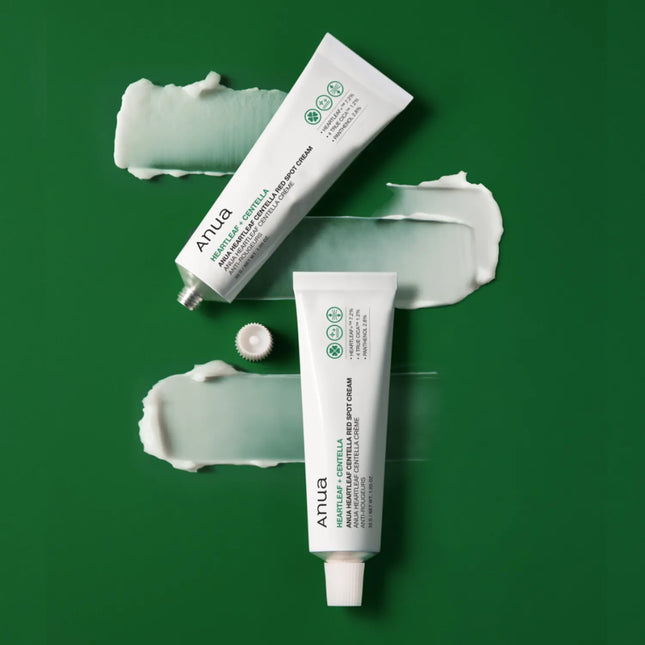 Anua Heartleaf Centella - Crema para marcas rojas, alivia la piel, con niacinamida, centella, pantenol, tratamiento de manchas para pieles sensibles