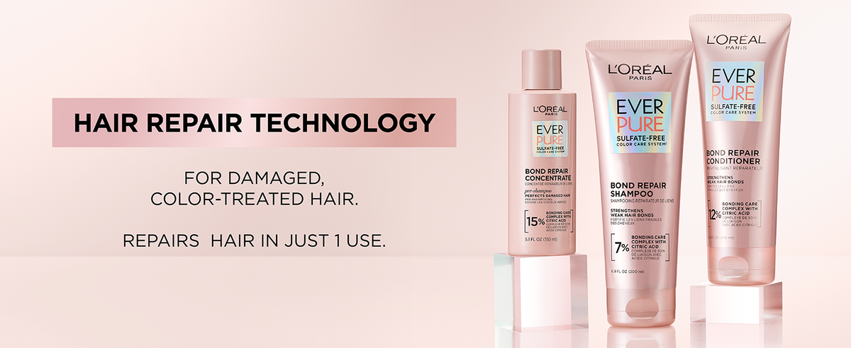 Loreal EverPure Tratamiento previo al champú sin sulfato Bond Repair