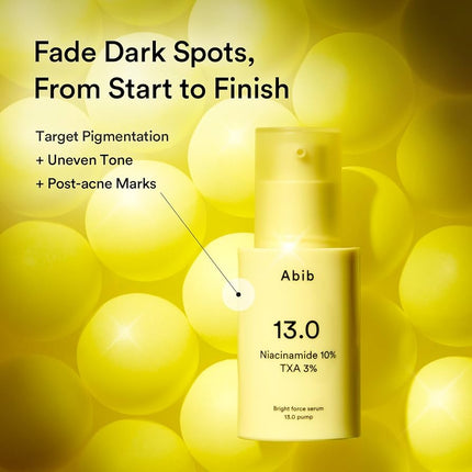 Abib Bright Force Serum – 10% Niacinamida + 3% Ácido Tranexámico (TXA) 30 ml