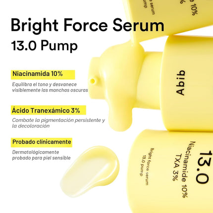 Abib Bright Force Serum – 10% Niacinamida + 3% Ácido Tranexámico (TXA) 30 ml