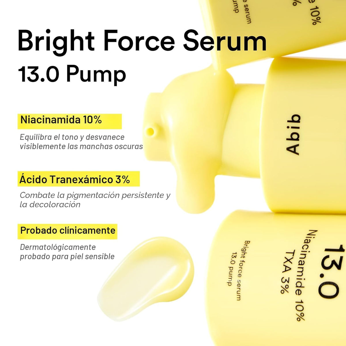 Abib Bright Force Serum – 10% Niacinamida + 3% Ácido Tranexámico (TXA) 30 ml