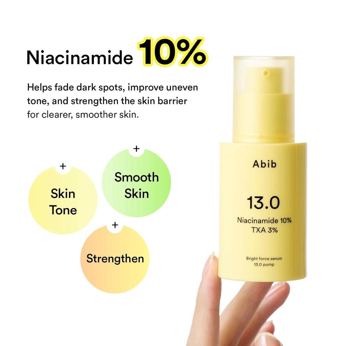 Abib Bright Force Serum – 10% Niacinamida + 3% Ácido Tranexámico (TXA) 30 ml