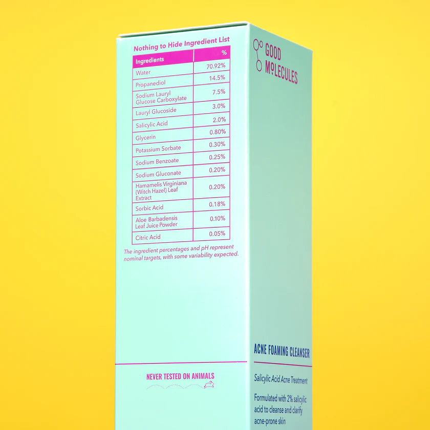 Acne Forming Cleanser Espuma Limpiadora Good Molecules