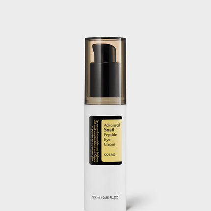 COSRX Snail Mucin Peptide Under Eye Cream 25ml 73.7% de mucina de caracol y niacinamida, crema de ojos antienvejecimiento