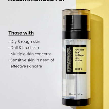 COSRX Advanced Snail Radiance Dual Essence 80ml