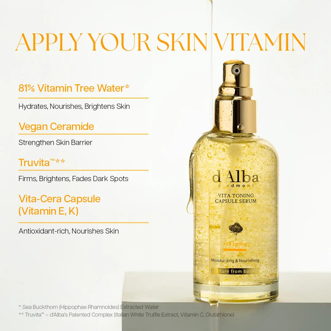 d'alba Vita Toning Capsule Serum 100ml