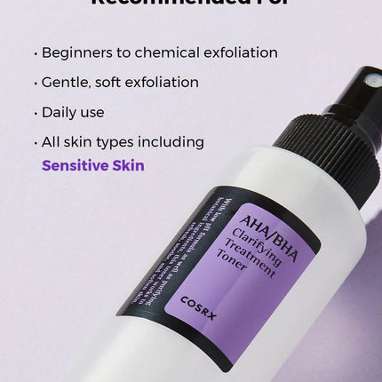 Cosrx Tónico de tratamiento clarificante AHA/BHA