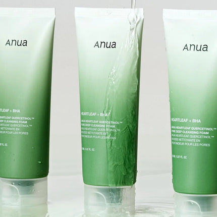 Anua Heartleaf Quercetinol Pore Deep Cleansing Foam- Limpiador facial 150ml