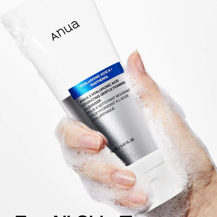 Anua - 8 Hyaluronic + Panthenol  Acid Hydrating Gentle Foaming Cleanser 150ml