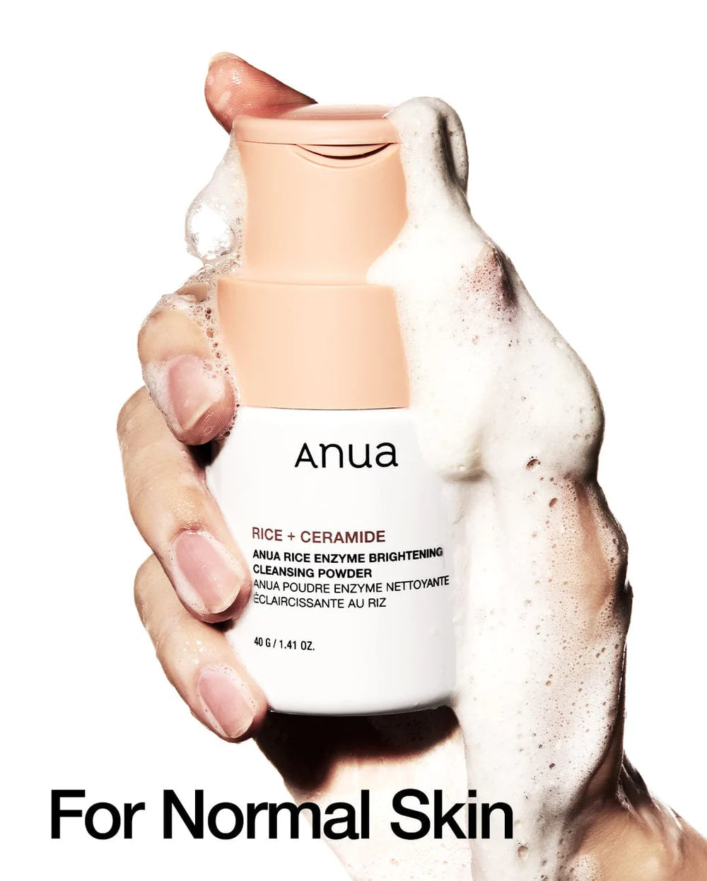 Anua Rice Enzyme Brightening Cleansing Powder Limpiador facial en polvo 40g