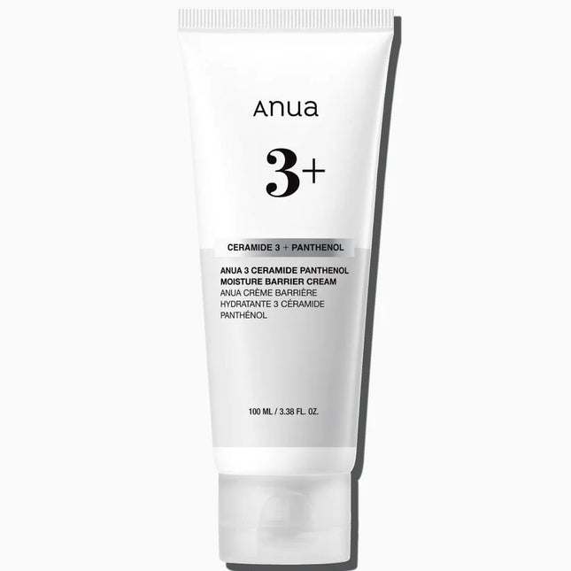 Anua - Crema 3+ Ceramide Panthenol para barrera cutánea no comedogénica