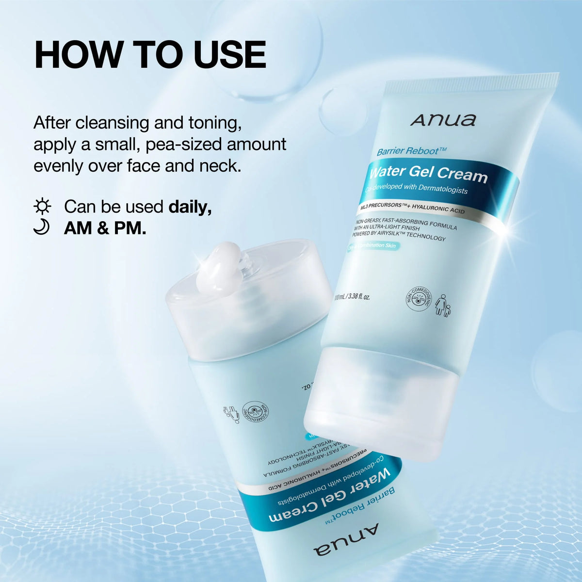 Anua Barrier Reboot™ Water Gel Cream – 100 ml