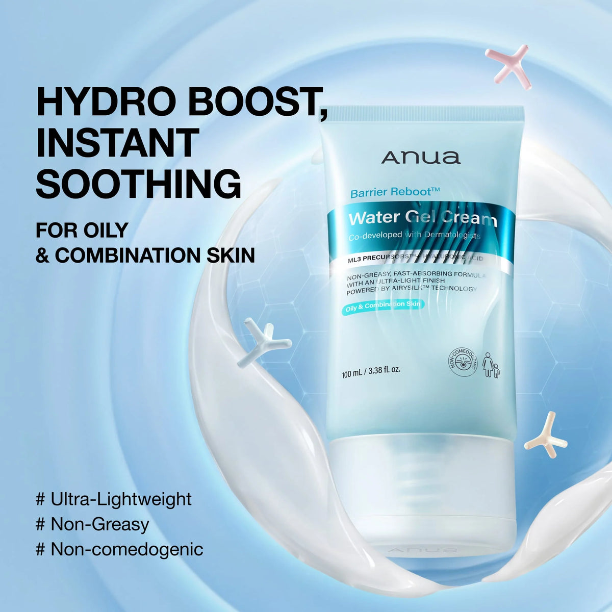 Anua Barrier Reboot™ Water Gel Cream – 100 ml