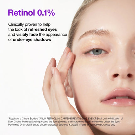 Anua - Retinol 0.1 Caffeine Revitalizing Eye Cream 159 30g