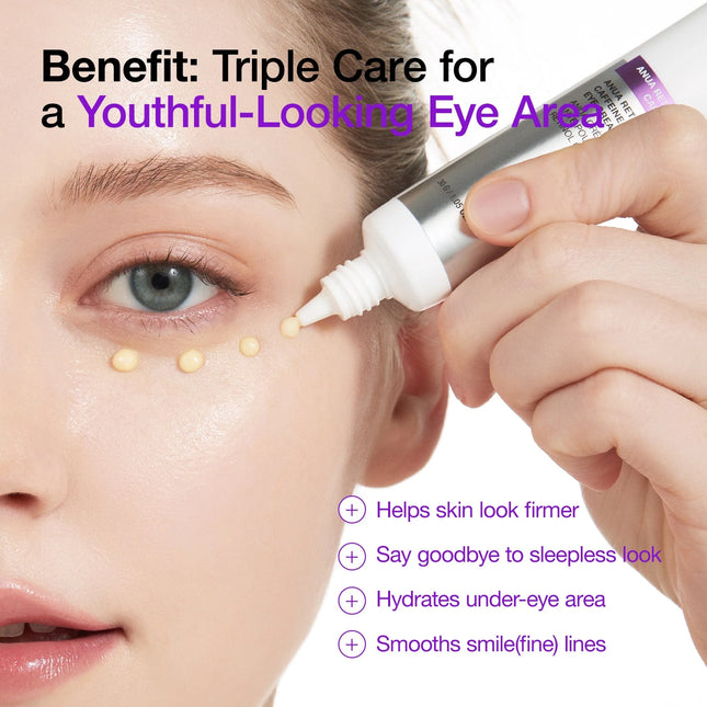 Anua - Retinol 0.1 Caffeine Revitalizing Eye Cream 159 30g