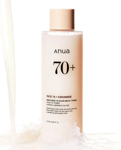 Anua Tonico iluminador Rice 70 Glow Milky Toner 250ml