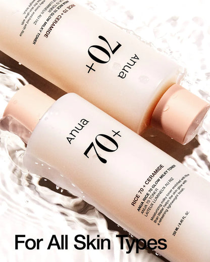 Anua Tonico iluminador Rice 70 Glow Milky Toner 250ml