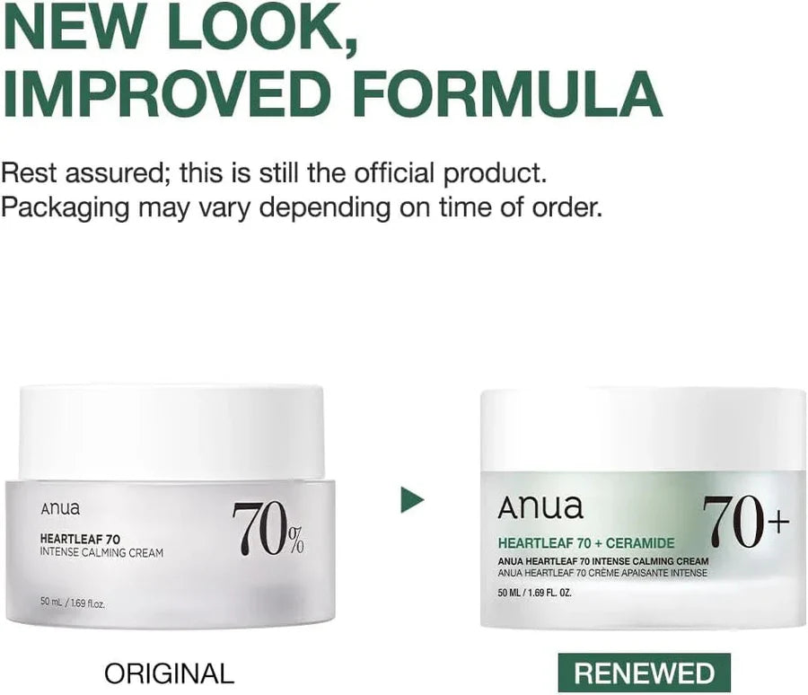 Anua Heartleaf 70% Intense Calming Cream 50ml