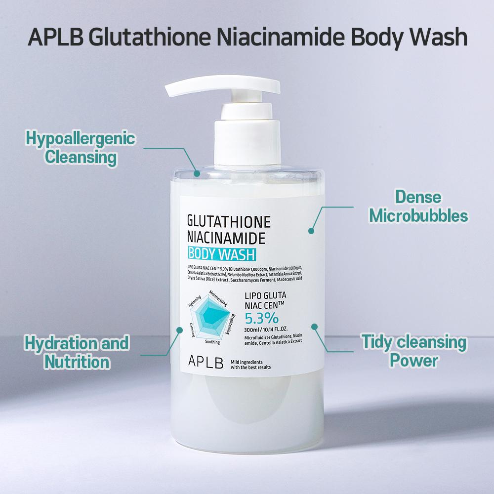 APLB Glutathione Niacinamide Body Wash – 300 ml