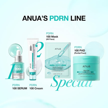 Anua PDRN 100 Hyaluronic Acid Glow Pad