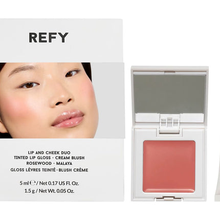REFY Set dúo de brillo labial y colorete