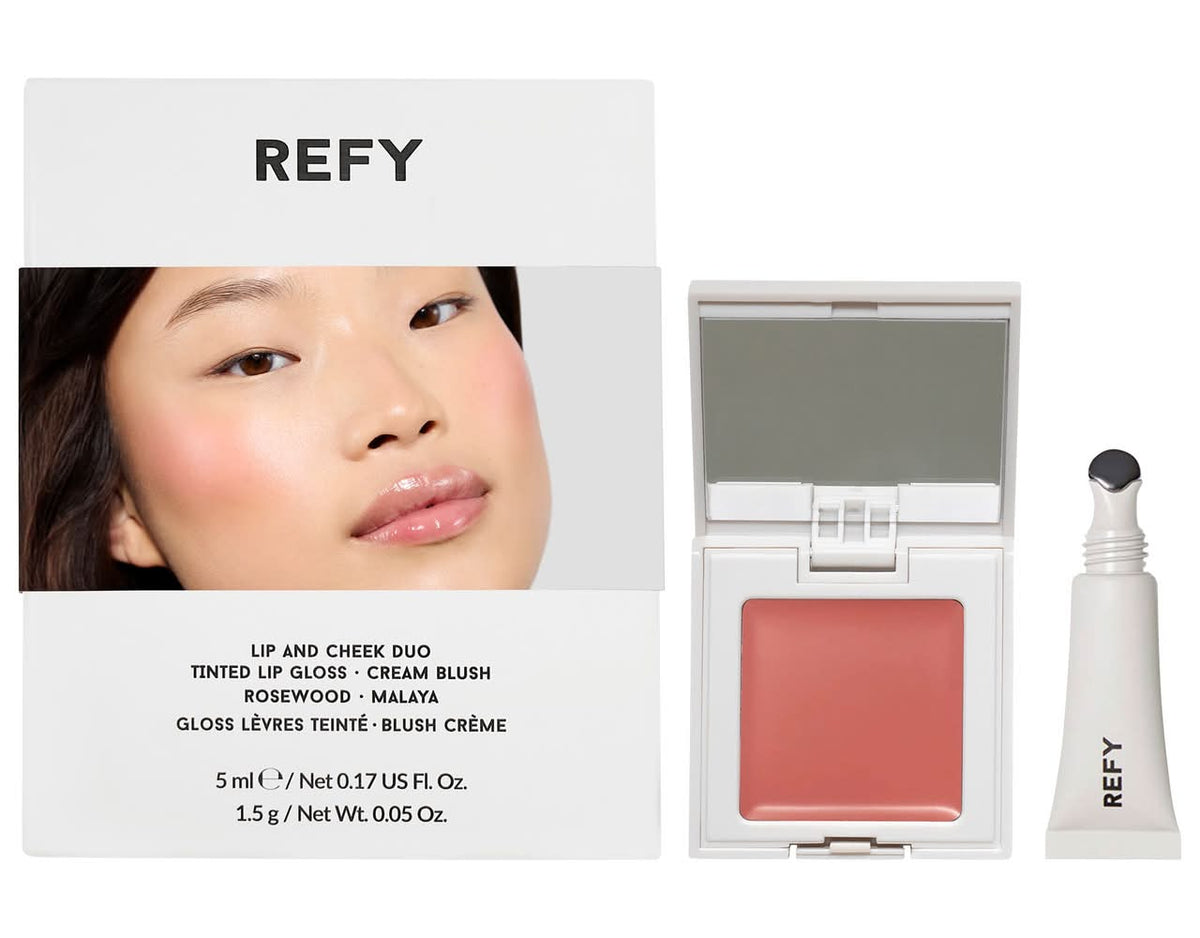 REFY Set dúo de brillo labial y colorete